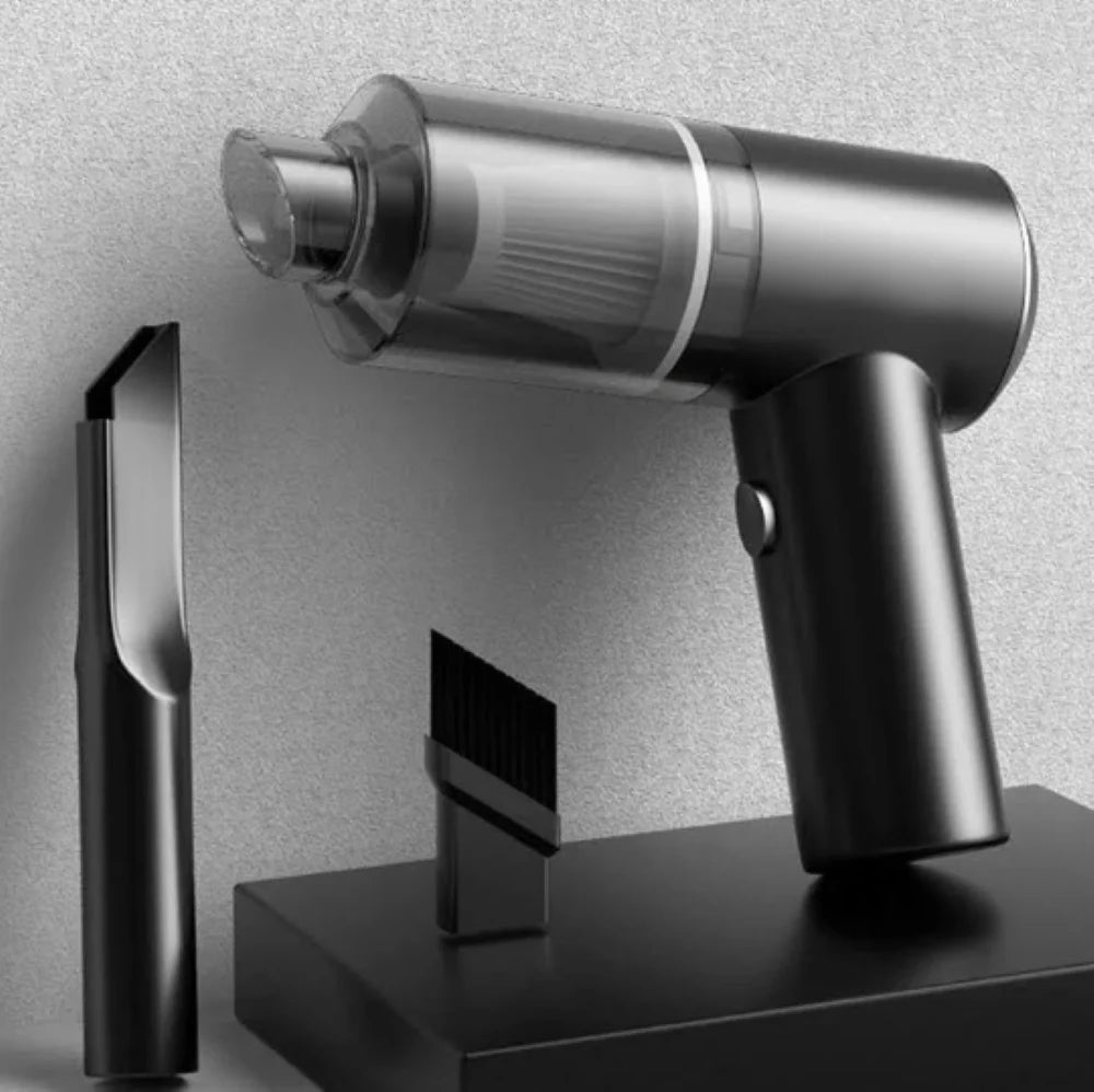 2 In 1 Car Vacuum Cleaner – High Power USB Rechargeable Wireless Portable